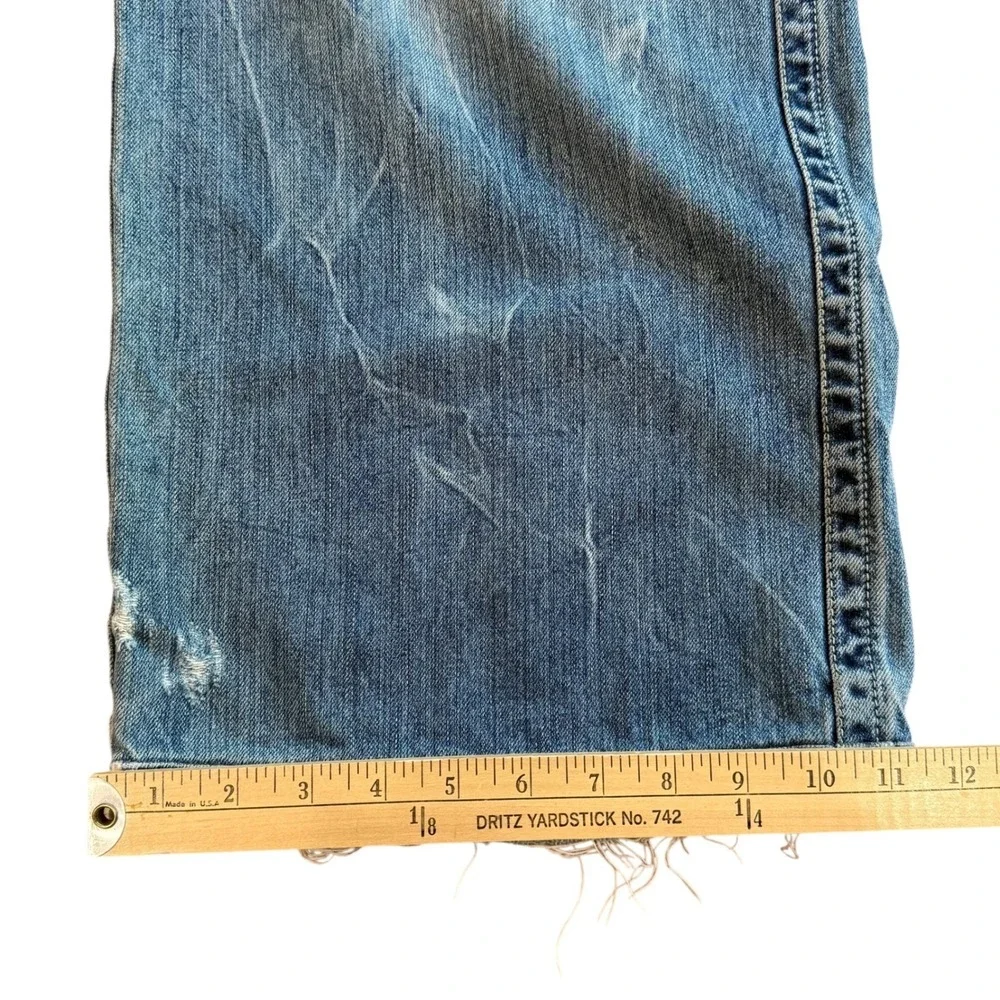 Vintage Gianfranco Ferre‎ Jeans Mens Distressed Denim Carpenter Pants Size 44 IT